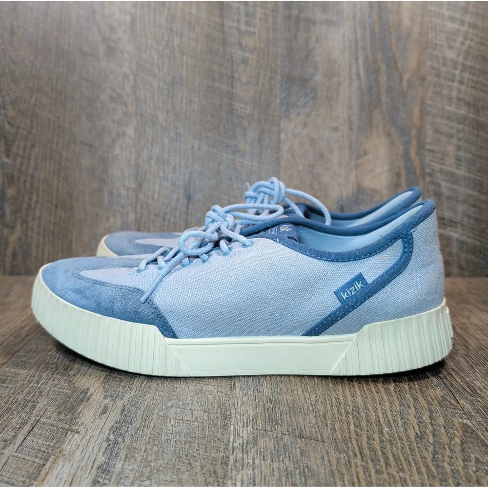 Kizik Brooklyn Women's Hands Free Slip-In Shoes Sneakers Size 9 Two Tone Blue